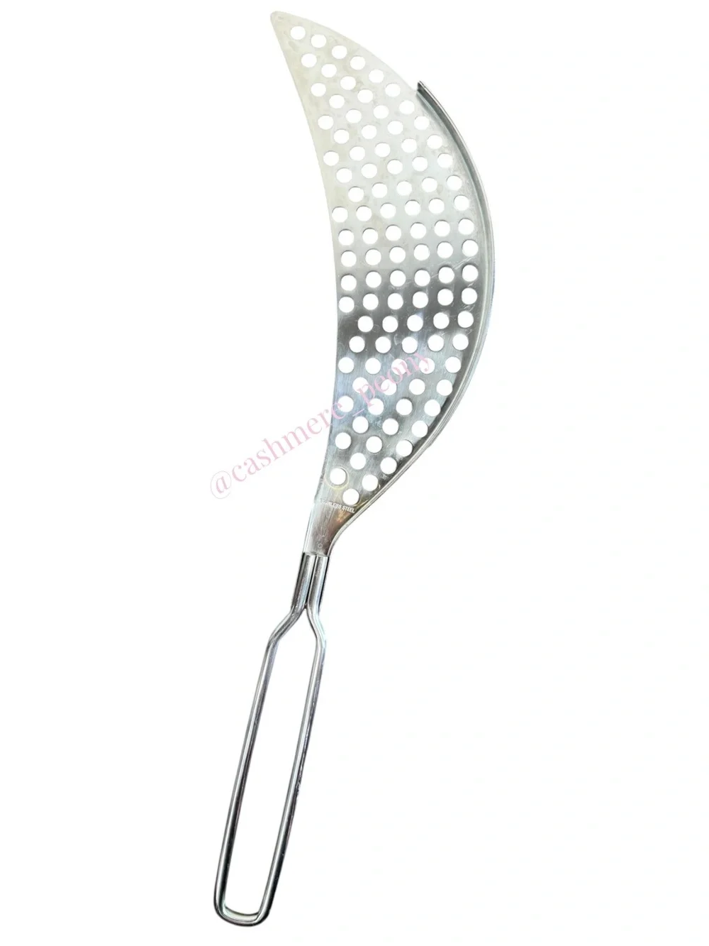 Crescent Pot Strainer Stainless Steel